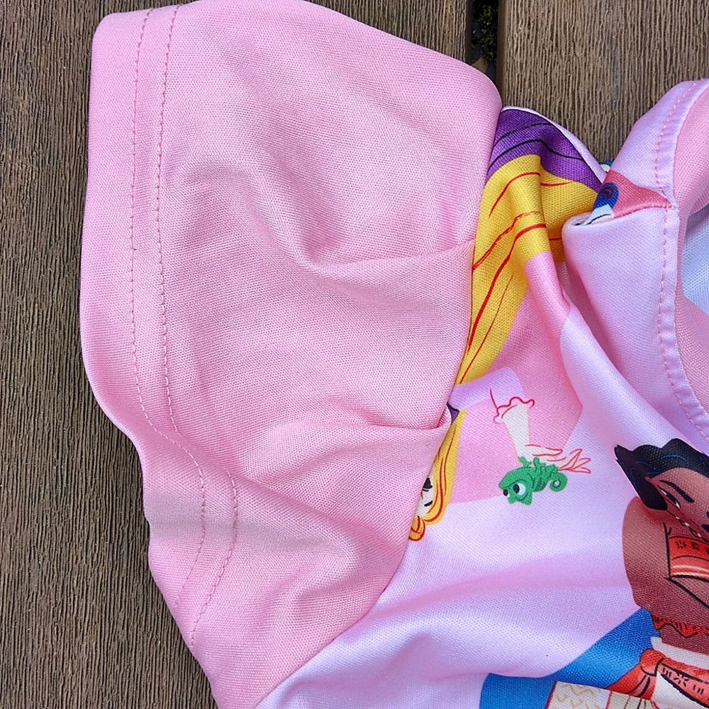 Disney Princess Pink Girls Nightgown - Picture 6 of 8